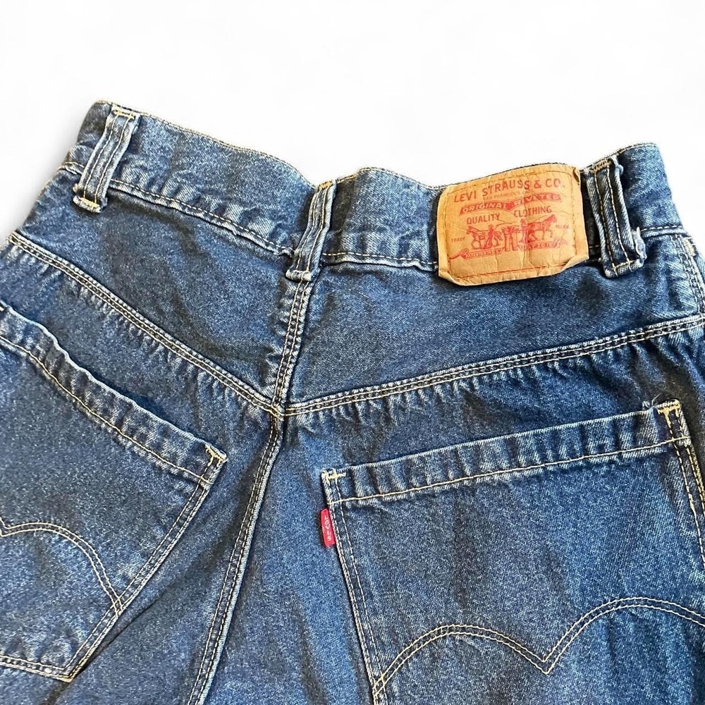 Y2K Blue Denim Levi's Jorts Shorts Relaxed Fit - SEE DESCRIPTION - Picture 5 of 7
